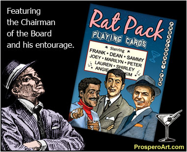 Rat Pack Playing Cards
